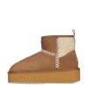 Buty Emu AUSTRALIA STINGER KNIT Flatform Chestnut W13143 Ocieplane